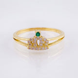 Anillo Corona 1.95gr / T6 1/4 / Oro Amarillo 18K ©