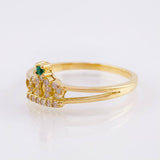 Anillo Corona 1.95gr / T6 1/4 / Oro Amarillo 18K ©