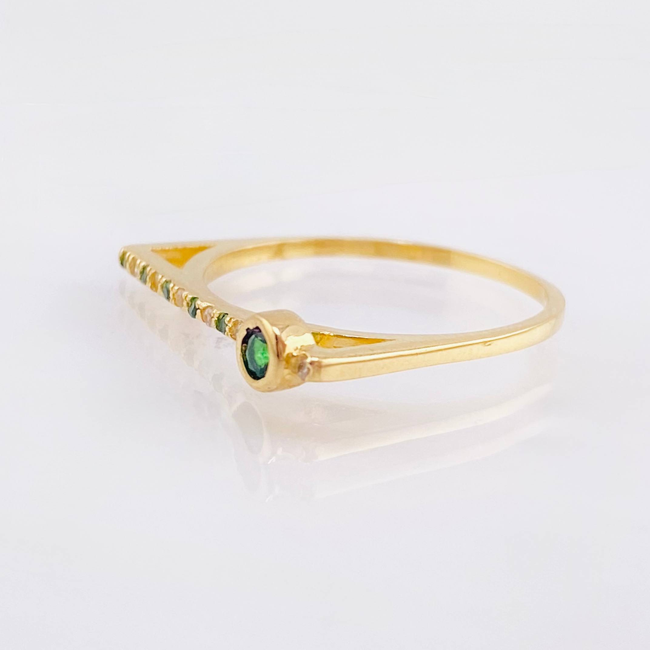 Scepter Plateau Ring 1.55gr / T6 1/4 / Yellow Gold 18K ©