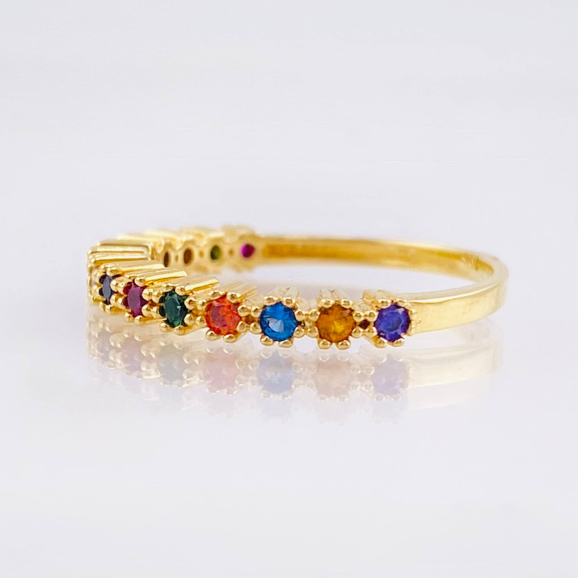 Anillo Churumbela Sobresalto 2.7gr / T7 1/4 / Oro Amarillo 18K ©