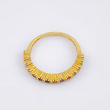 Anillo Churumbela Sobresalto 2.7gr / T7 1/4 / Oro Amarillo 18K ©