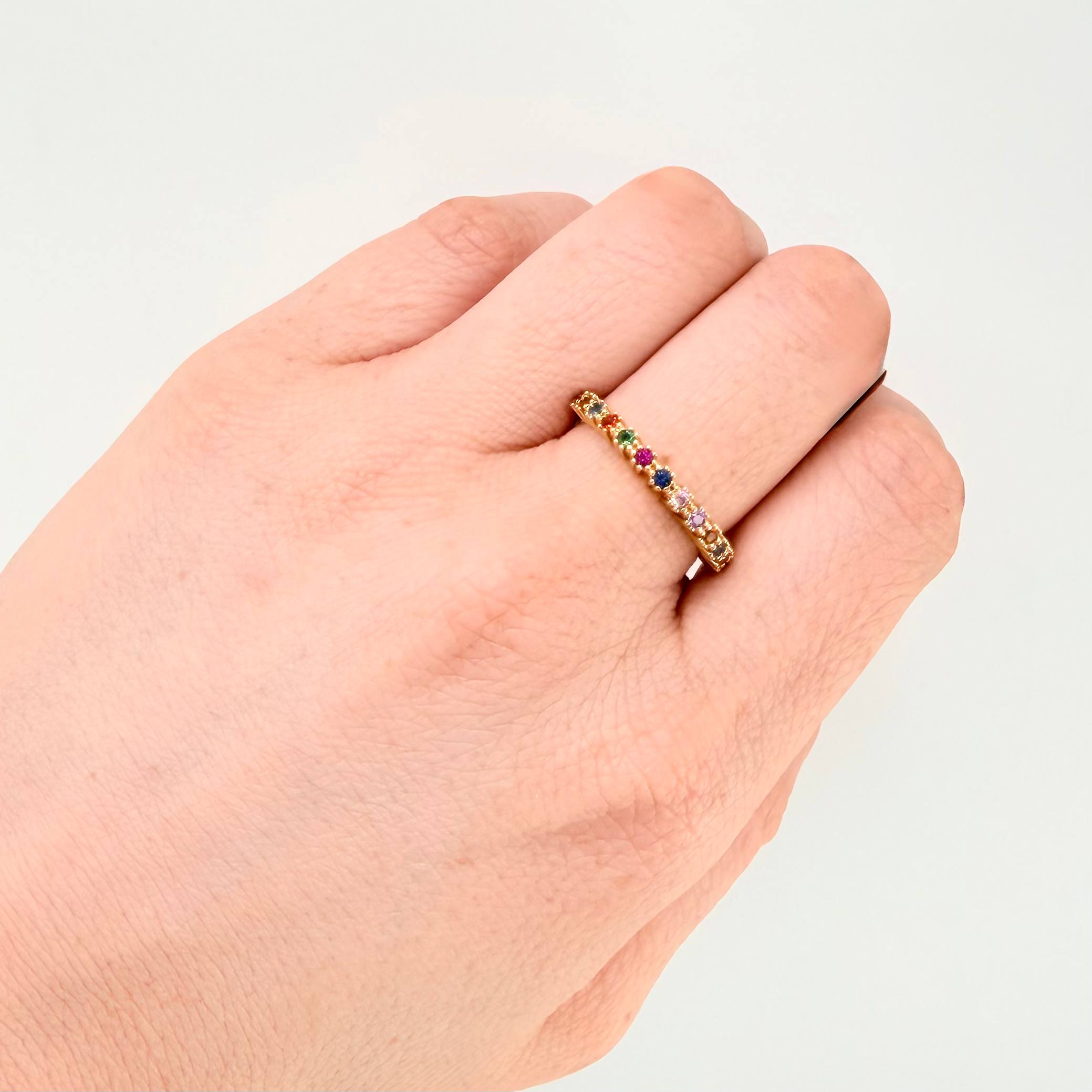 Anillo Churumbela Sobresalto 2.7gr / T7 1/4 / Oro Amarillo 18K ©