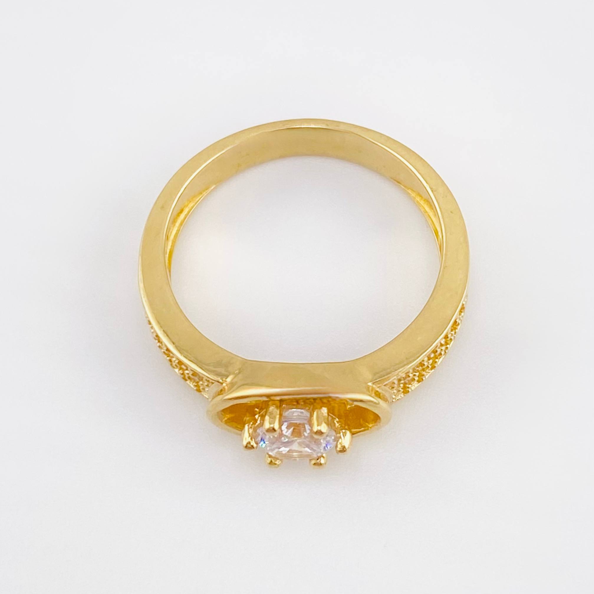 Anillo Ojo De Raj 5.45gr / T7 / Oro Amarillo 18K *