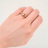 Anillo Ojo De Raj 5.45gr / T7 / Oro Amarillo 18K *