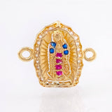 Herraje Virgen Guadalupe 1.1gr / 1/2 in / Oro Amarillo 18K *