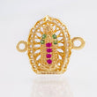 Herraje Virgen Guadalupe 1.25gr / 1/2 in / Oro Amarillo 18K *
