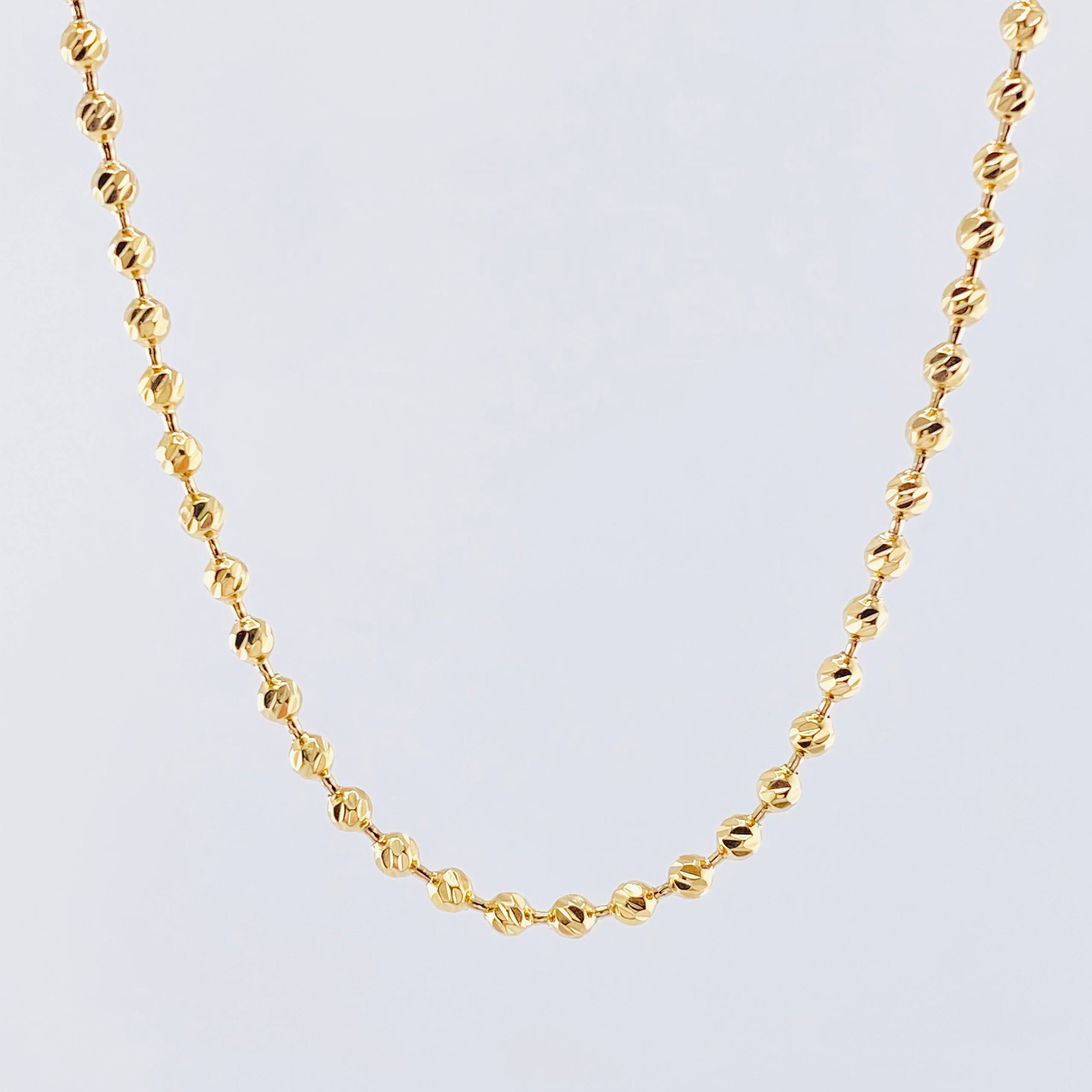 Cadena Militar 12.75 g / 18 1/4 in / 3 mm Oro Amarillo 18K