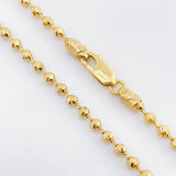 Cadena Militar 12.75 g / 18 1/4 in / 3 mm Oro Amarillo 18K