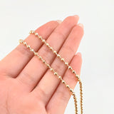Cadena Militar 12.75 g / 18 1/4 in / 3 mm Oro Amarillo 18K