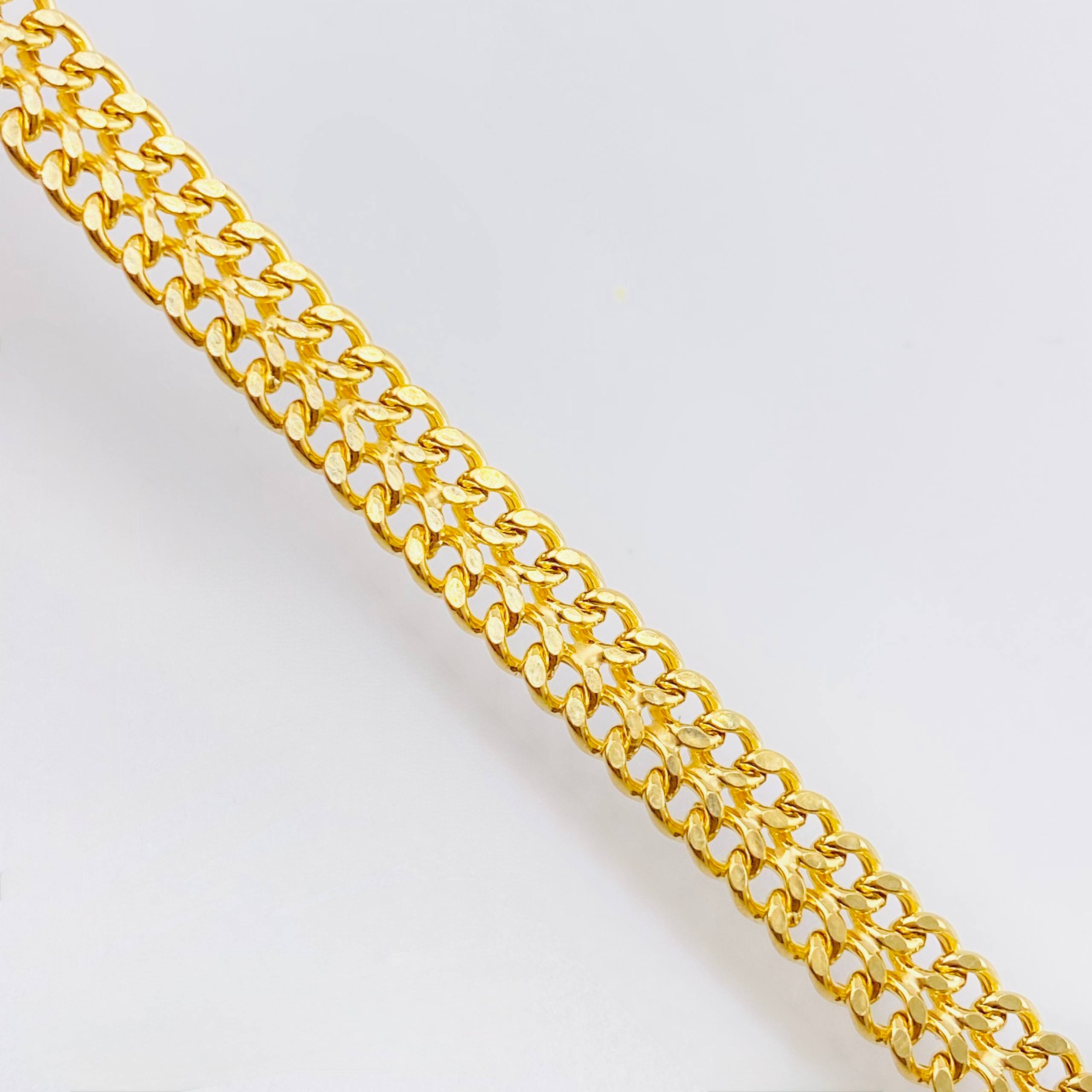 Pulso Sedusa Rectancular 5.2gr / 7 1/4 in / 5.7mm Oro Amarillo +3 18K