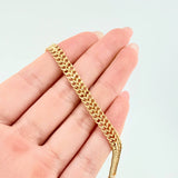 Pulso Sedusa Rectancular 5.2gr / 7 1/4 in / 5.7mm Oro Amarillo +3 18K *