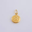 Dije Letra S 0.45 g / 3/4 in Oro Amarillo 18K