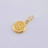 Dije Letra S 0.45 g / 3/4 in Oro Amarillo 18K