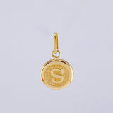 Dije Letra S 0.45 g / 3/4 in Oro Amarillo 18K
