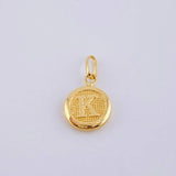 Dije Letra K 0.4 g / 3/4 in Oro Amarillo 18K