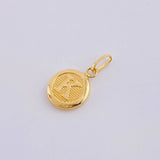 Dije Letra K 0.4 g / 3/4 in Oro Amarillo 18K