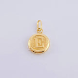 Dije Letra E 0.4 g / 3/4 in 18K