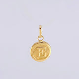 Dije Letra E 0.4 g / 3/4 in 18K