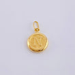 Pendant Letter N 0.4 g / 3/4 in Yellow Gold 18K