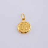 Pendant Letter N 0.4 g / 3/4 in Yellow Gold 18K