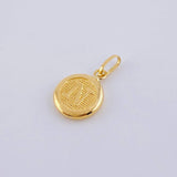 Pendant Letter N 0.4 g / 3/4 in Yellow Gold 18K