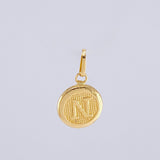 Pendant Letter N 0.4 g / 3/4 in Yellow Gold 18K