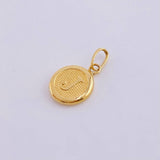 Dije Letra J 0.45 g / 3/4 in 18K