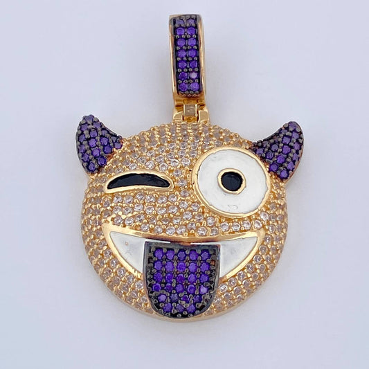 Pendant Emoji 8.45gr / 3.4cm / 18K Gold $