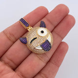 Pendant Emoji 8.45gr / 3.4cm / 18K Gold $