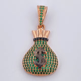 Pendant Money Bag 4.3gr / 3.3cm (1.3in) / 18K Gold $