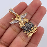 San Miguel Archangel Pendant 7.6gr / 4cm / 1.6in / 18K Gold $