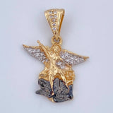 San Miguel Archangel Pendant 2.9gr / 2.7cm (1.1in) / 18K Gold $