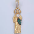 San Judas Tadeo Pendant 4.05gr / 1.6in / 4cm / 18K Gold $