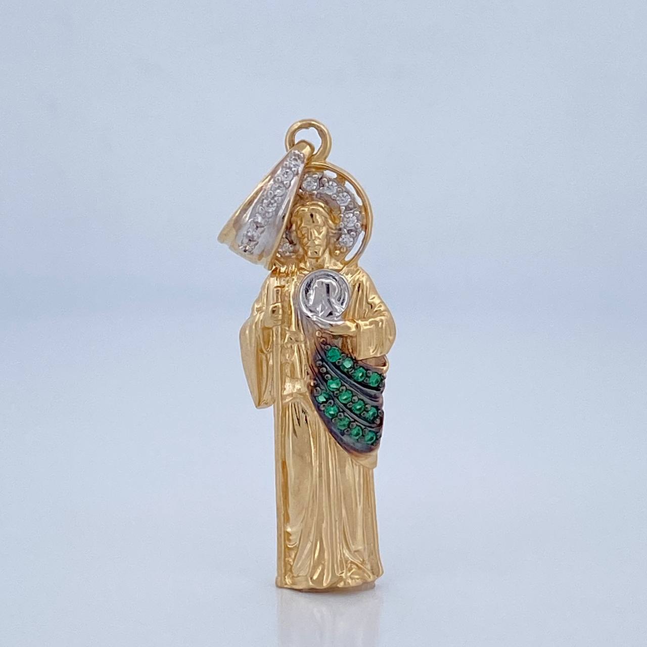 San Judas Tadeo Pendant 4.05gr / 1.6in / 4cm / 18K Gold $