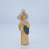 San Judas Tadeo Pendant 4.05gr / 1.6in / 4cm / 18K Gold $