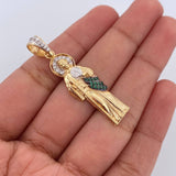 San Judas Tadeo Pendant 4.05gr / 1.6in / 4cm / 18K Gold $