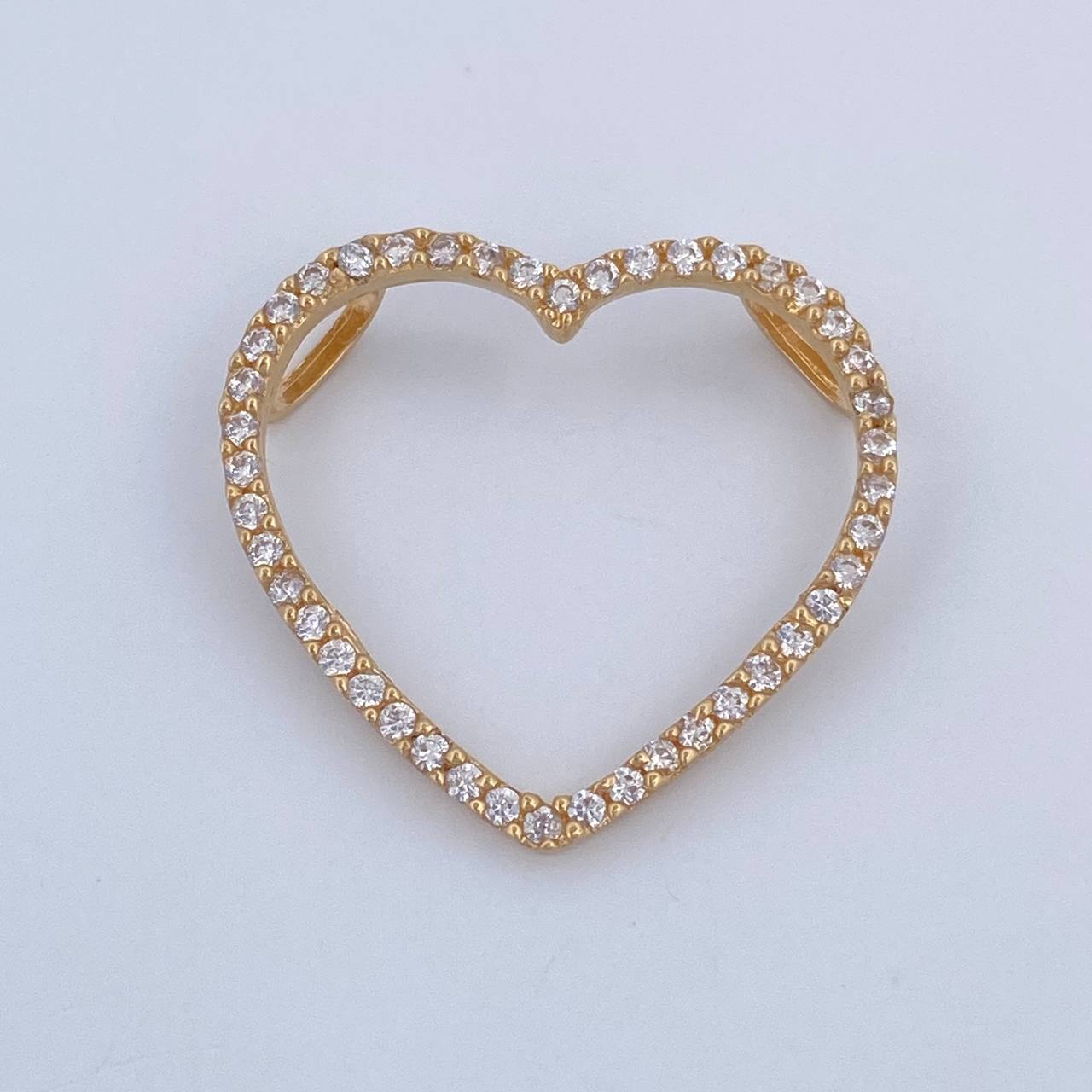 Pendant Heart Silhouette 1.35gr / 2cm / 18K Gold $