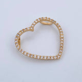 Pendant Heart Silhouette 1.35gr / 2cm / 18K Gold $