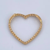 Pendant Heart Silhouette 1.35gr / 2cm / 18K Gold $