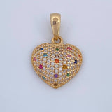 Pendant Heart 1.75gr / 2.1cm / 18K Gold $