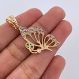 Butterfly Pendant 3.4gr / 4cm / 1.6in / 18K Gold $