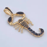 Scorpion Pendant 6.2gr / 5cm / 2.0in / 18K Gold $