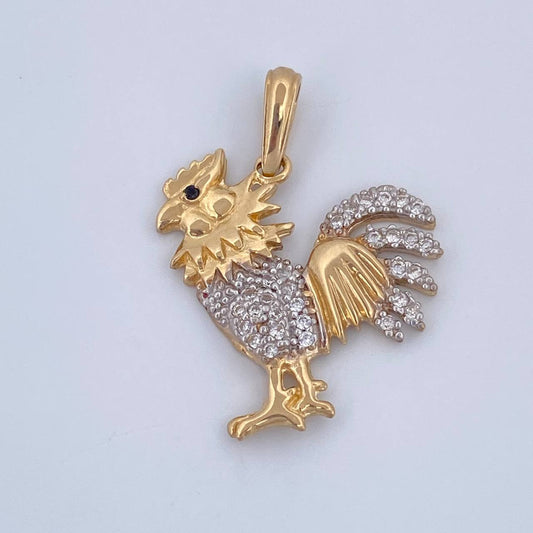 Rooster Pendant 2.2gr / 2.5cm (1.0in) / 18K Gold $
