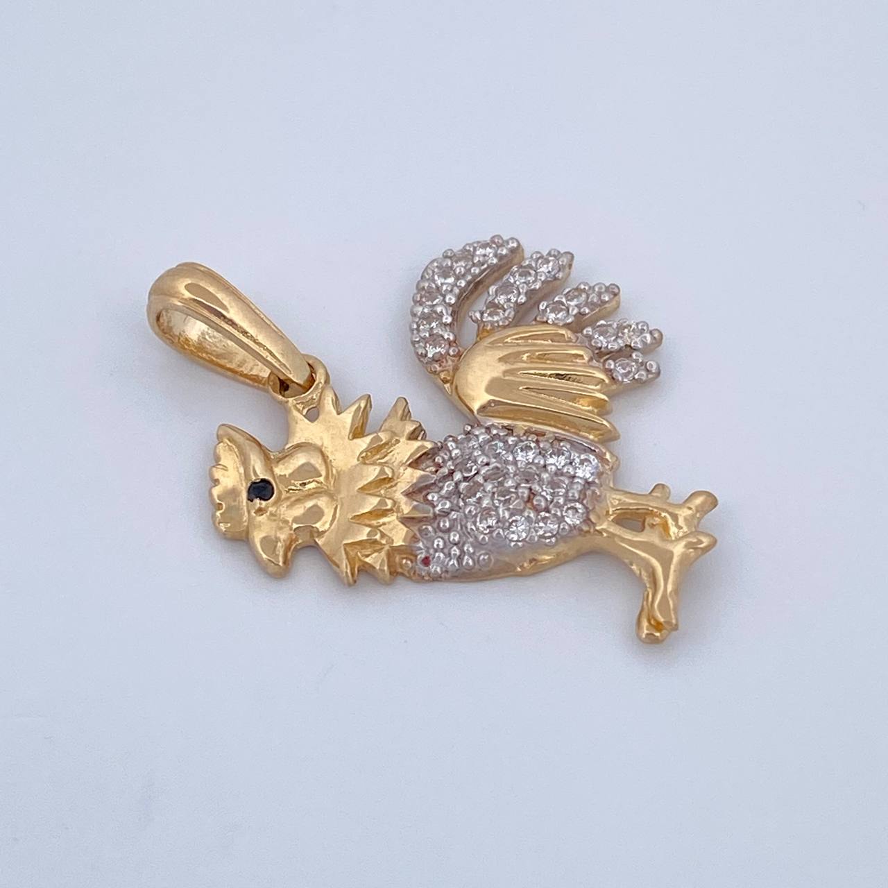 Rooster Pendant 2.2gr / 2.5cm (1.0in) / 18K Gold $