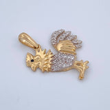 Rooster Pendant 2.2gr / 2.5cm (1.0in) / 18K Gold $