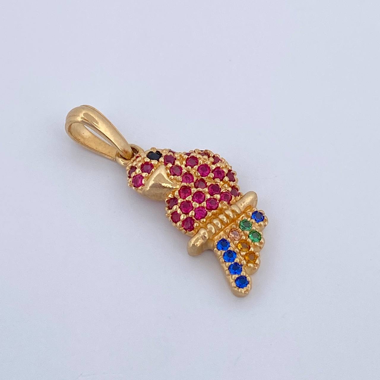 Parrot Pendant 1.9gr / 2.5cm / 18K Gold $
