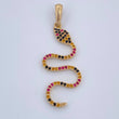 Snake Pendant 1.85gr / 4cm / 1.6in / 18K Gold $