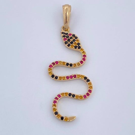 Snake Pendant 1.85gr / 4cm / 1.6in / 18K Gold $