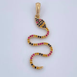 Snake Pendant 1.85gr / 4cm / 1.6in / 18K Gold $