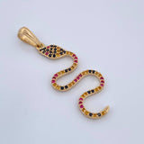 Snake Pendant 1.85gr / 4cm / 1.6in / 18K Gold $